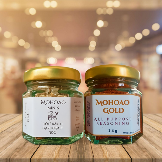 Mohoao's Premium Fennel Salt & Seasoning Combo