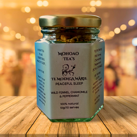 Te Moenga Mārie / Wild fennel infused herbal tea
