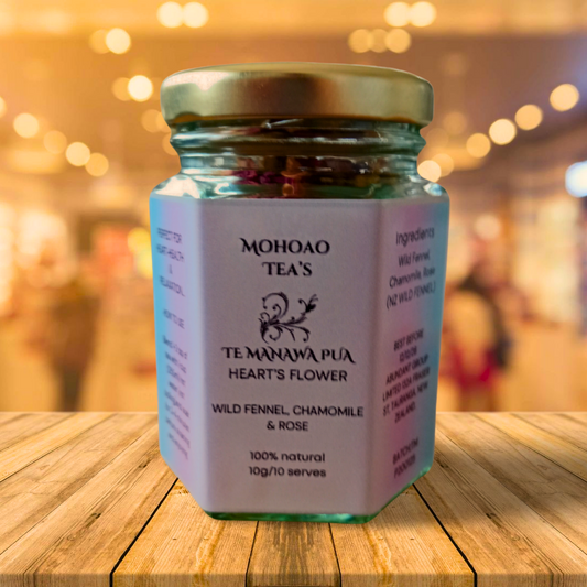Te Mananwa Puā / Wild fennel infused herbal tea